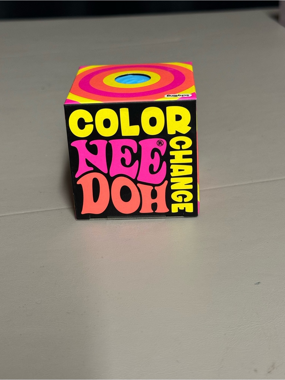 Color Change Nee Doh Decorative Cube - Blue